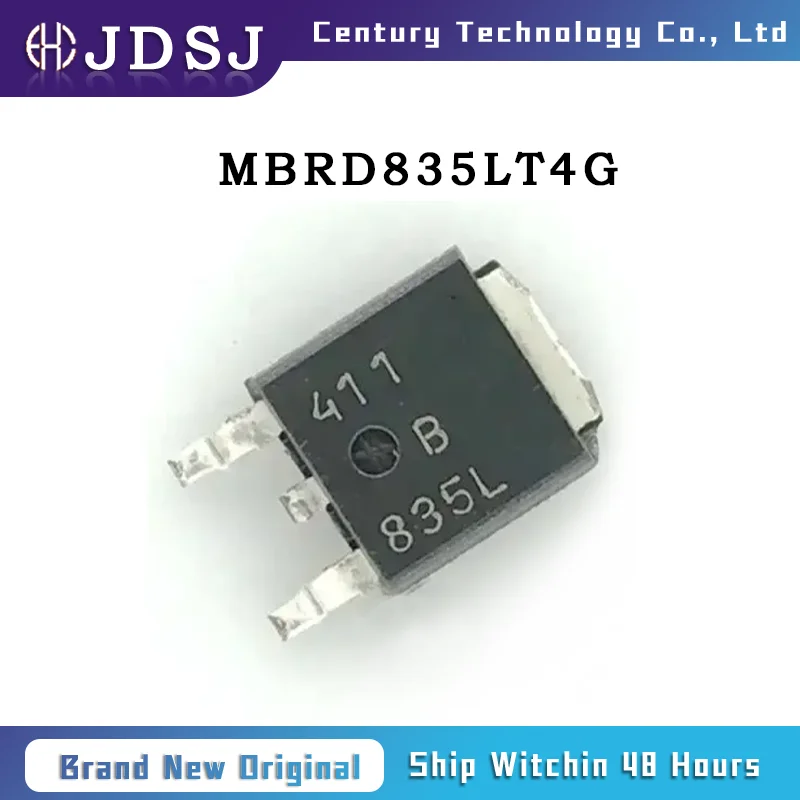 5PCS/10PCS/50PCS/100PCS MBRD835LT4G DIODE SCHOTTKY 35V 8A DPAK Brand New Original IC Chip IC CURRENT TRANSMITTER 8SOIC