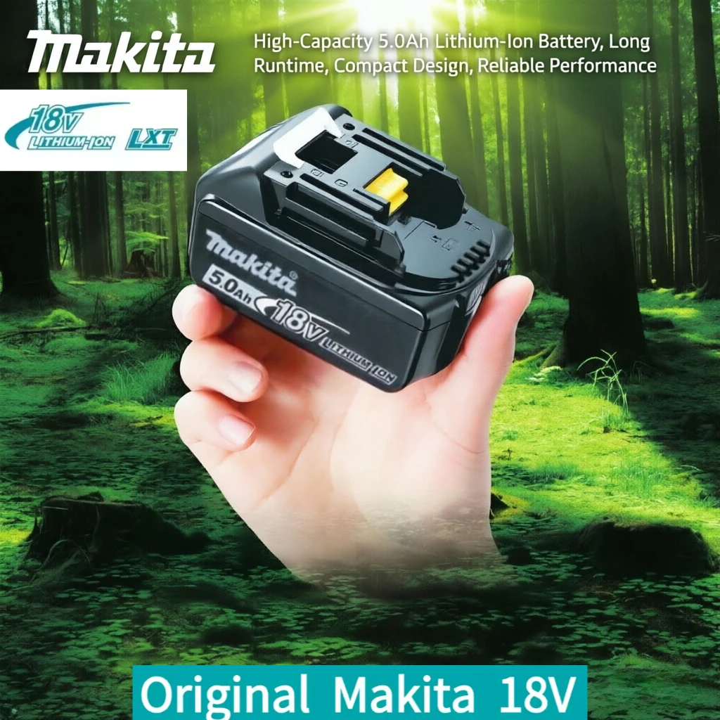 

original makita18V battery 5.0Ah 6.0Ah electric equipment rechargeable battery BL1850B BL1860B power tool battery18V charger