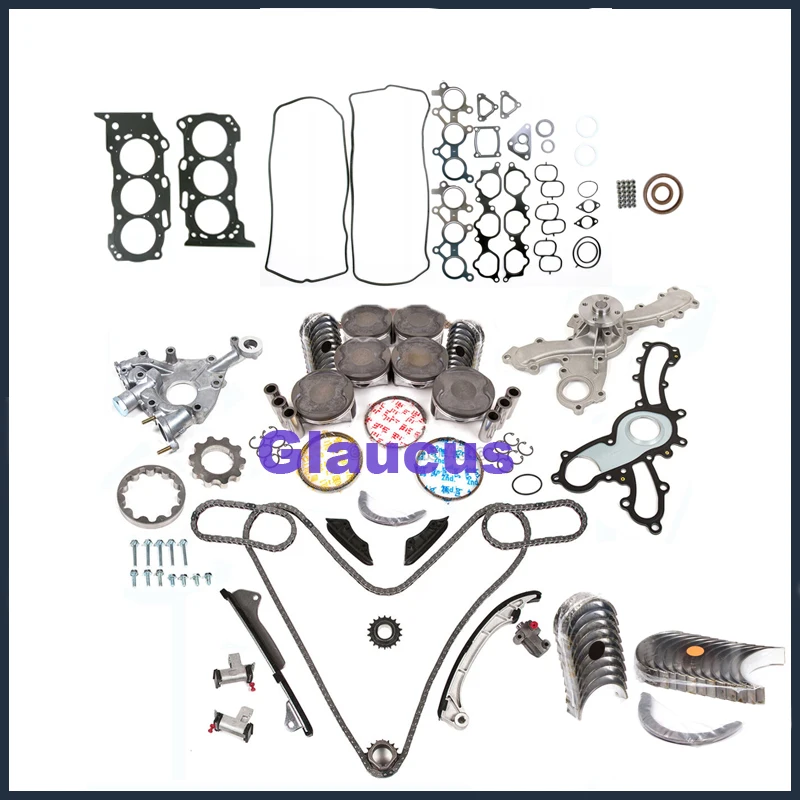 2GR 2GRFE engine Rebuild Kit for LEXUS ES350 RX350 TOYOTA AVALON CAMRY HIGHLANDER RAV4 SIENNA VENZA 3456CC V6 3.5L 2005-2015