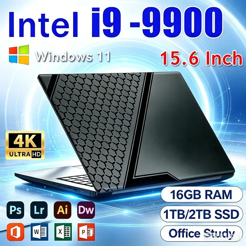 Intel Intel Core I9 9900 Laptop Windows 11 16GB RAM 1TB SSD 4K HD Screen Portable Slim Laptops PC Gamer 15.6 Inch Computer Office - Aliexpress Deal