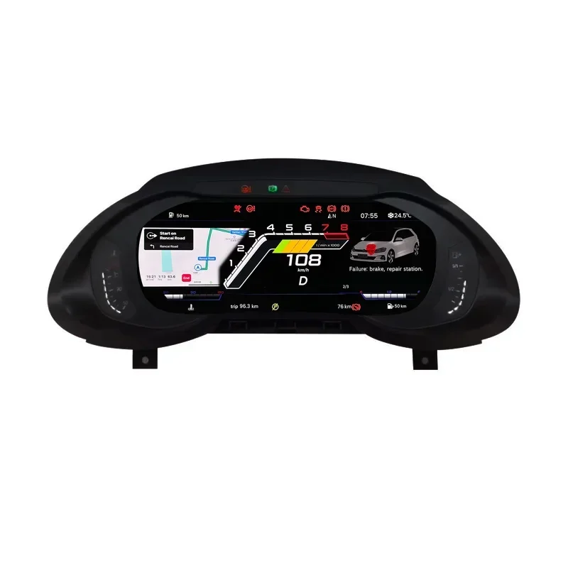 Multimedia Instrument Digital Cluster For Audi Q5 Virtual Cockpit Dashboard Display