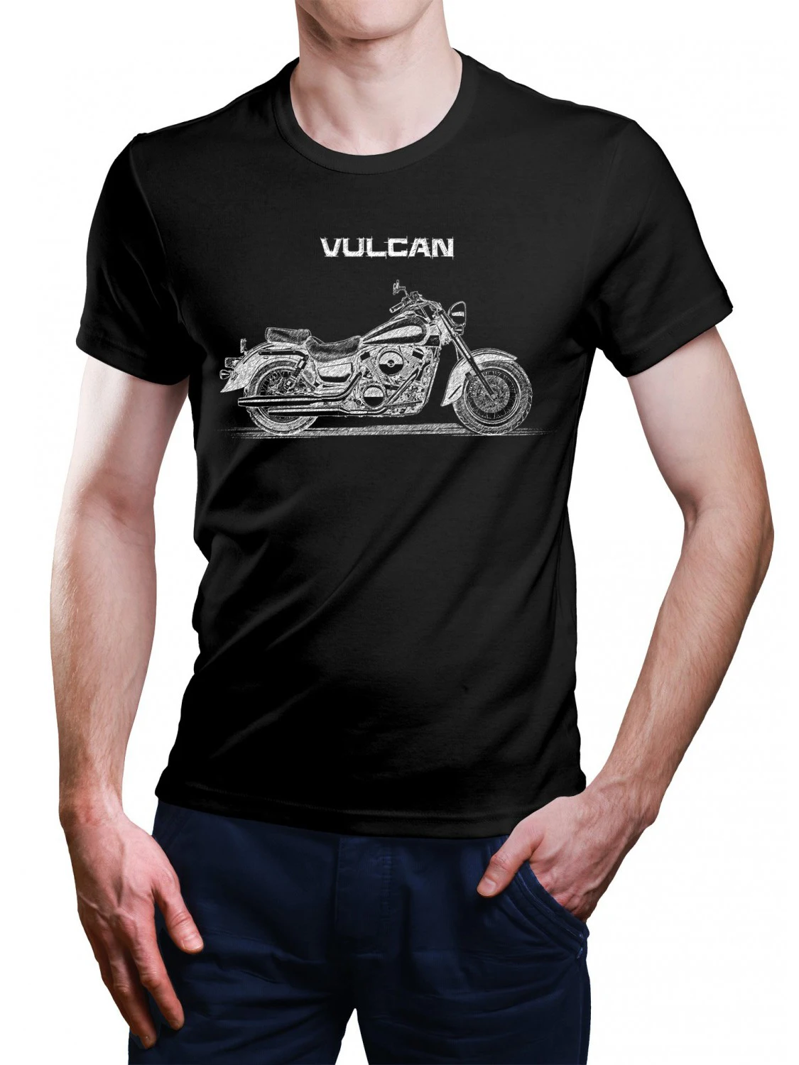 Hot Sale VN Classic 1500 Motorcycle Motorcyclist Gifts T Shirt New 100% Cotton Short Sleeve O-Neck T-shirt Casual Mens Top