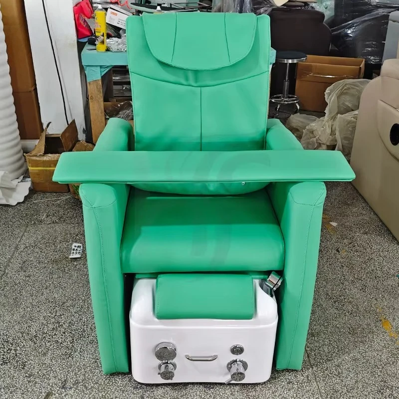 Color Beauty SalonMassage Foot Spa Chair Luxury Electric Human Touch Massage Pedicure Chairs for Sale