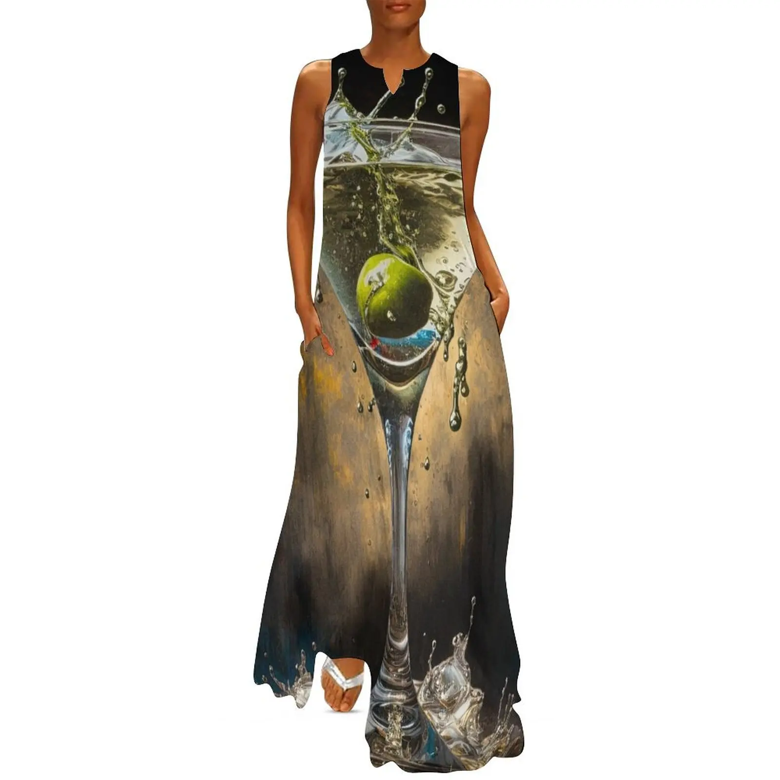 

Dirty Martini Long Dress festival outfit women Long veiled dresses beach outfits for women Dress