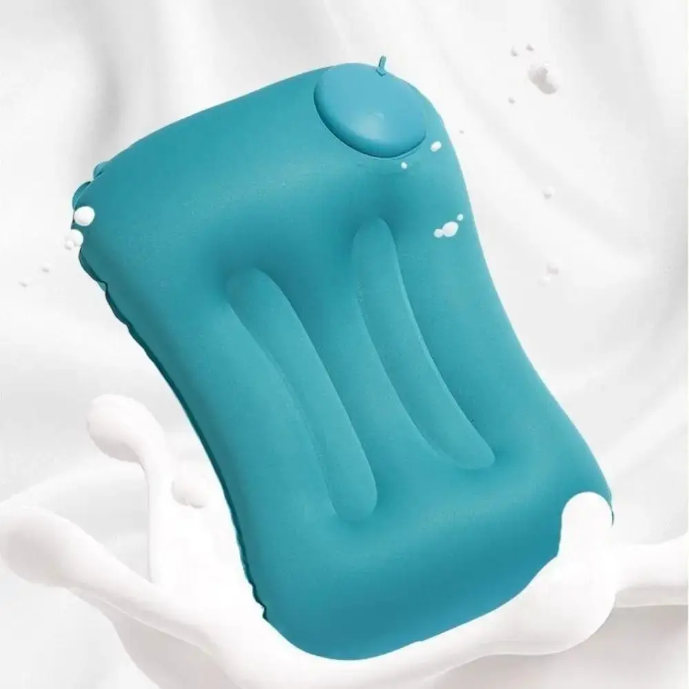 Travel Pillow U Shape Air Inflatable Pillow Automatic Soft Pool Pillow Inflatable Super Light Camping Pillow Airplane