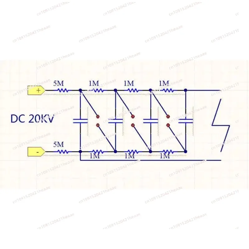 مناسبة لـ، مجموعة relamospago para placa controladora Flyback/bobina encendidoGenerador Marx 10 etapas، generador pulsos #3