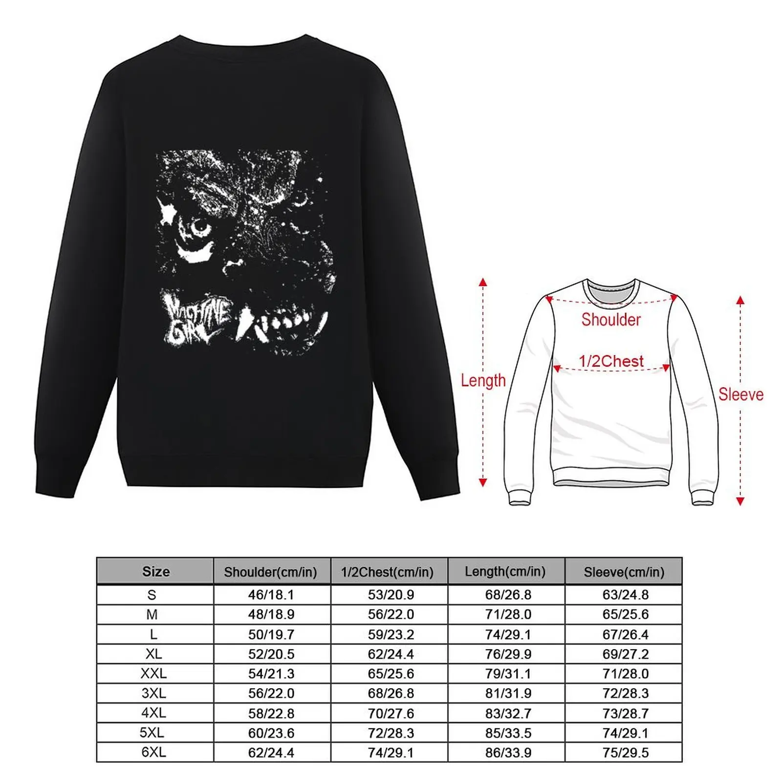 آلة فتاة الذئب Breakcore Merch البلوز الرجال معطف الخريف رياضية الرجال الملابس الشتوية بلوزات الرجال