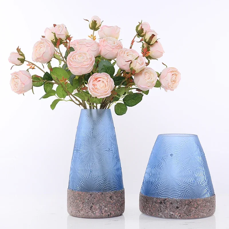 Nordic Simplicity Vases Kitchen Table Decorations Glass Vase Home Ornaments Accessories Furniture Decoration Maison Room Decor