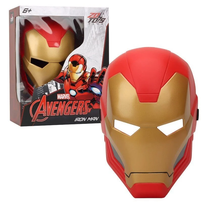 ZDTOYS Marvel Iron Man Mask Avengers Superhero Helmet Cosplay Costume Prop For Adult Party Role Play Collection Toy