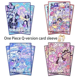 60Pcs/set One Piece Q-version card sleeve OPCG PTCG Anime and Game Collection Card Protective Cover Gift Toy 67*92mm