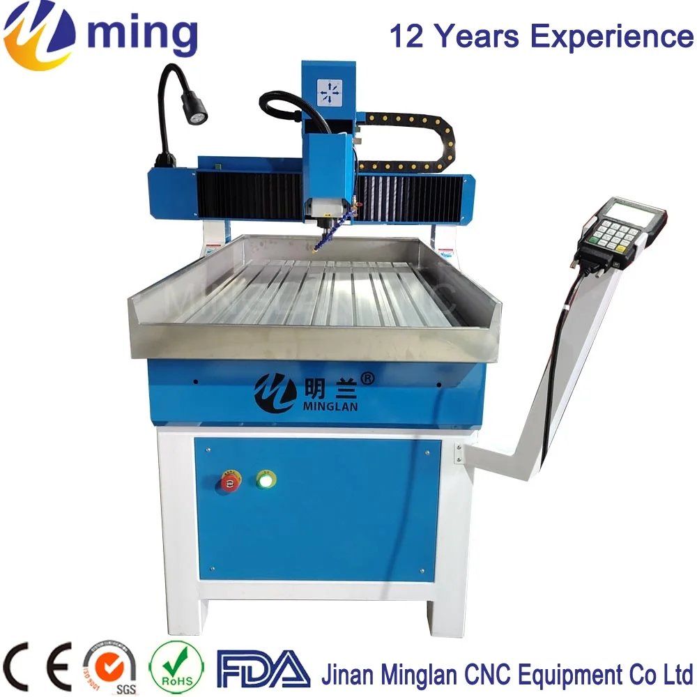 High Accuracy 2026 600X900 Cast Iron 6090 Engraving Machine CNC Router 6060 6090 3 Axis with 3.5kw Spindle
