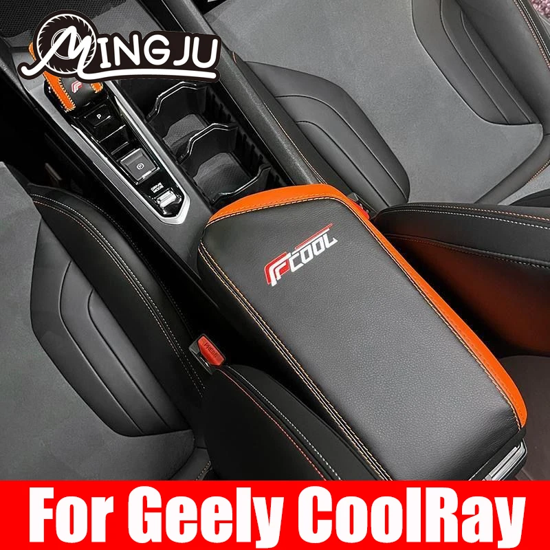 For Geely coolray 2023 2024 2025 Gear Shifter Gear Protector Head Cover Cover Modification And Armrest Box Cover Car Accessories