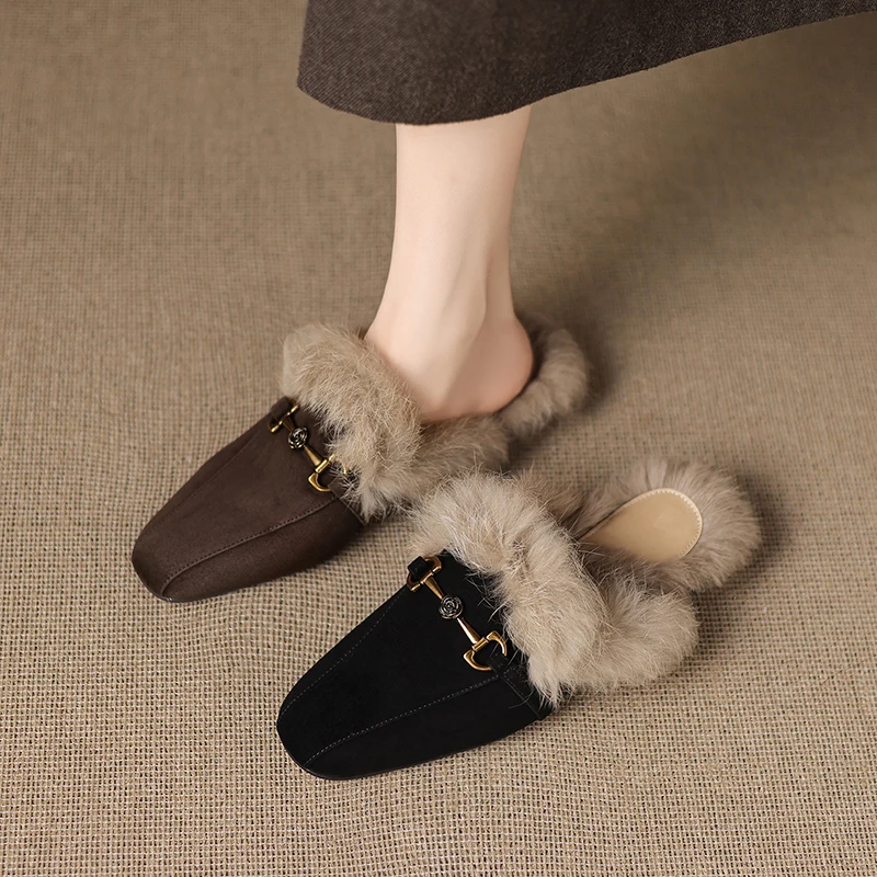 thiened-fourrure-de-lapin-chaud-floing-en-cuir-veritable-retro-talon-bas-orteil-couverture-f-pantoufles-femmes-automne-hiver-fourrure-pantoufles-fl
