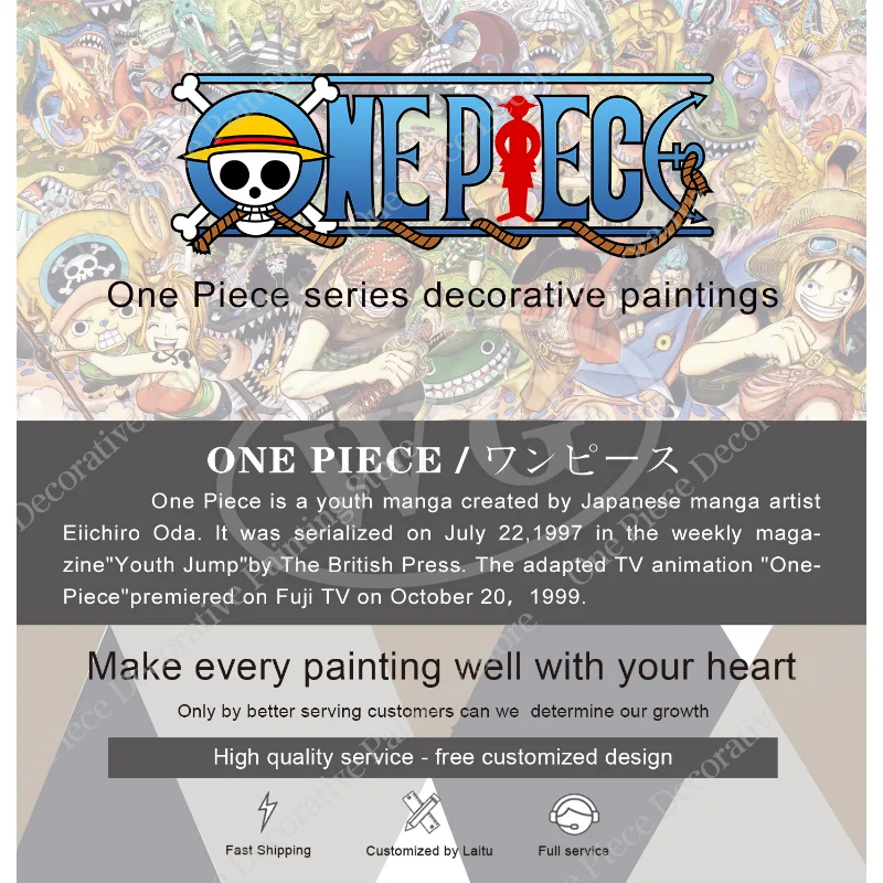 Bandai One Piece Classic Japanese Anime Characters Monkey D Luffy HD Canvas Painting Room Decoration Poster Abstract Painting