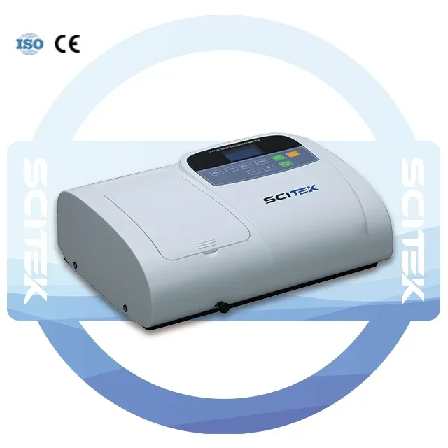 SCITEK Single Beam Ultraviolet-Visible Spectrometers 2.5-inch LCD Uv Vis Spectrophotometer