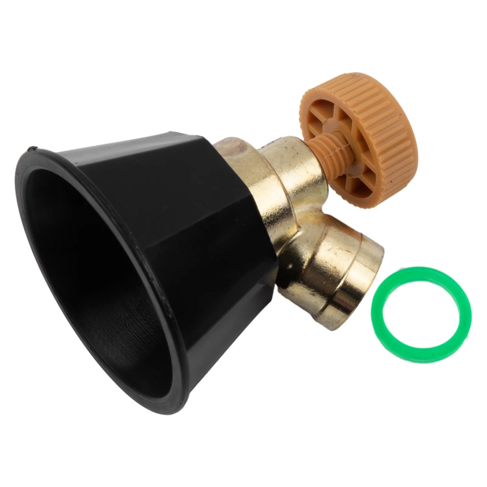 Bico ajustável jardim de alta pressão plástico + liga substituição pulverizador acessórios agrícola ciclone preto