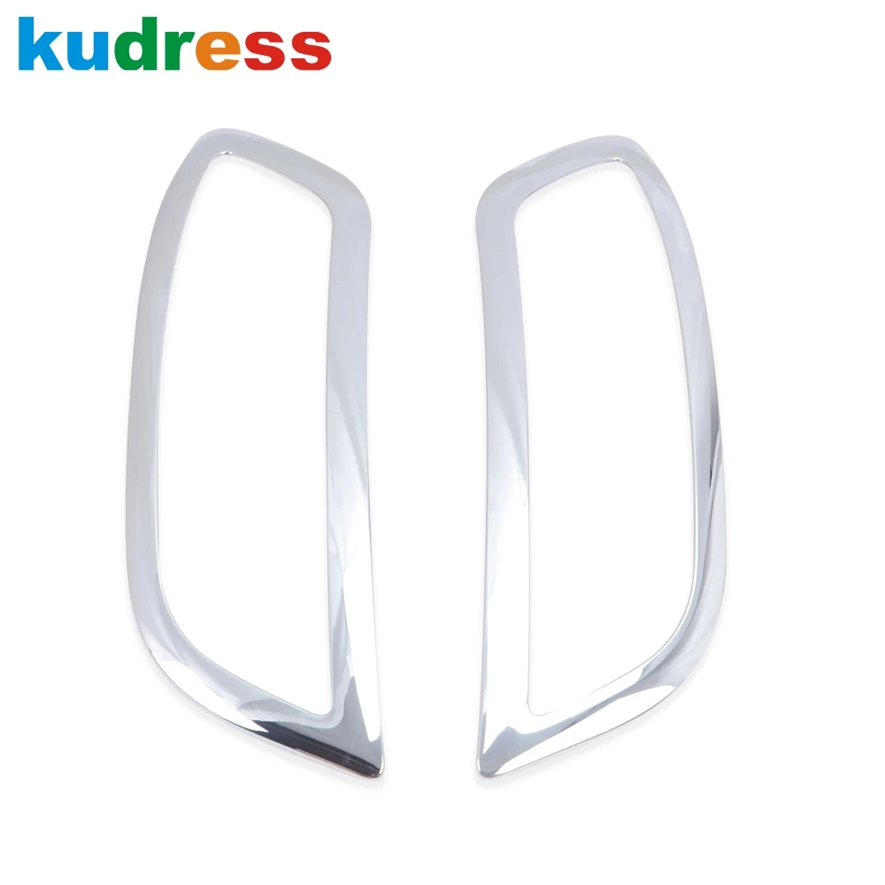 Front Fog light Lamp Cover Trim For Hyundai Venue 2019 2020 2021 2022 2023 2024 Chrome Car Head Foglight Bezel Trims Accessories