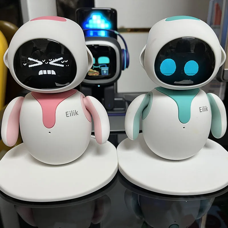 Eilik Mini Food Toy for Emo Toy Robot Cute Intelligent Companion of Pet Robot Small Parts Smart for Children