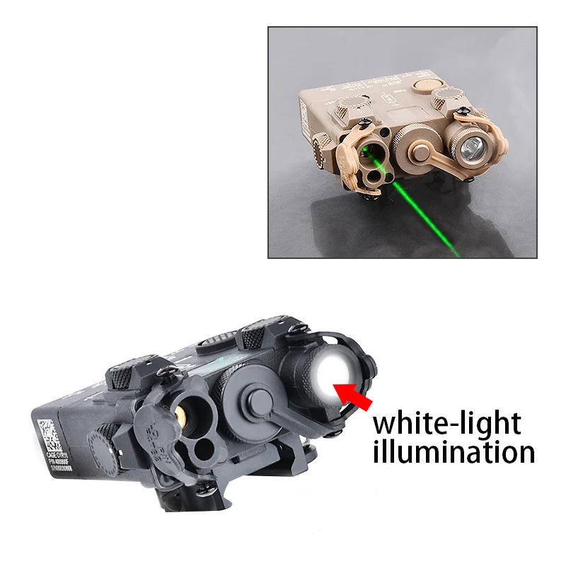 Wadsn taktische DBAL-A2 rot grün Punkt Dual Beam Laser Visier Scout Licht Outdoor Feld Jagd Visier keine Taschenlampe kein ir ﻿