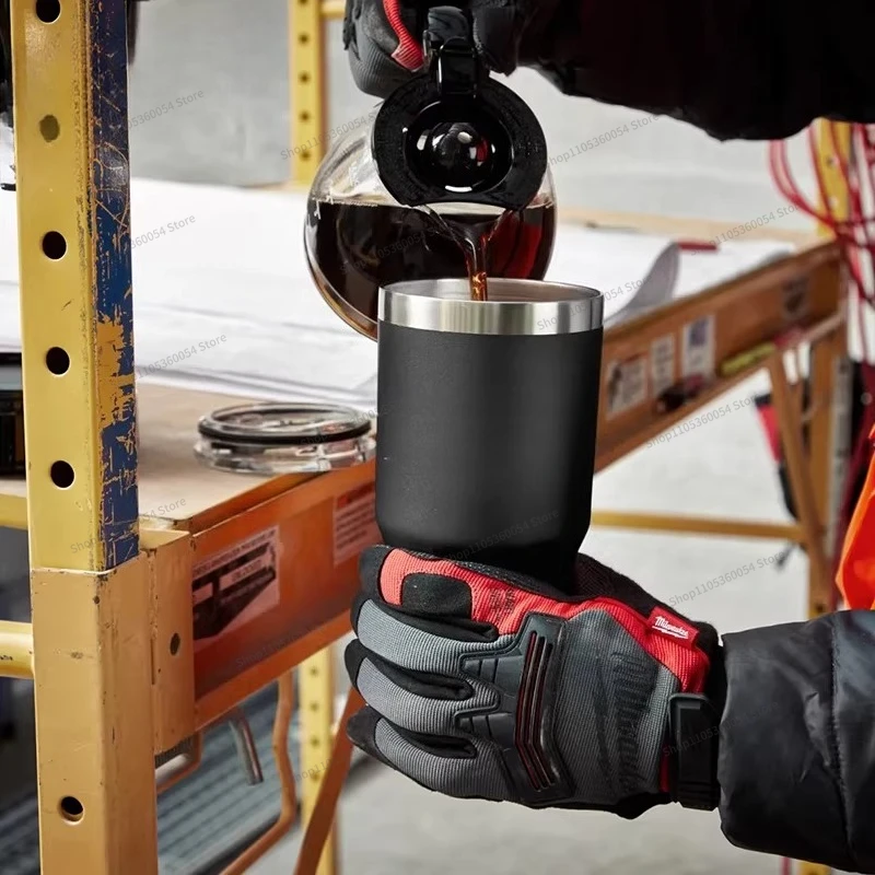 Thermos cup at will cup large capacity red and black water cup