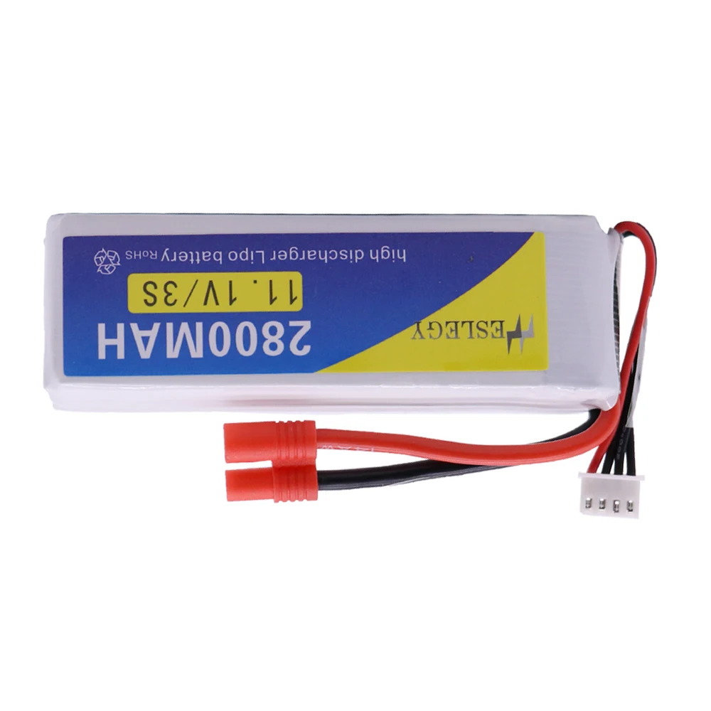 Akumulator Lipo 40C 11.1V 2800mAh do quadcoptera RC Samochody Łodzie Drone Części zamienne 3S 2200mah 11.1 v Akumulator RC