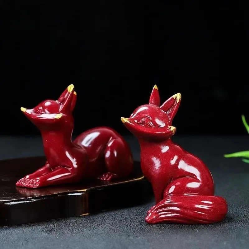 

Purple sand handlebars, cinnabar ornaments, elf nine tailed fox figurine ornaments