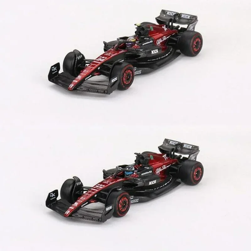 

MINI GT 1:64 Alfa Romeo C43 # 24 Чжоу Гуанью / # 77 Valtteri Bottas 2023 F1 2023 Литая под давлением модель автомобиля