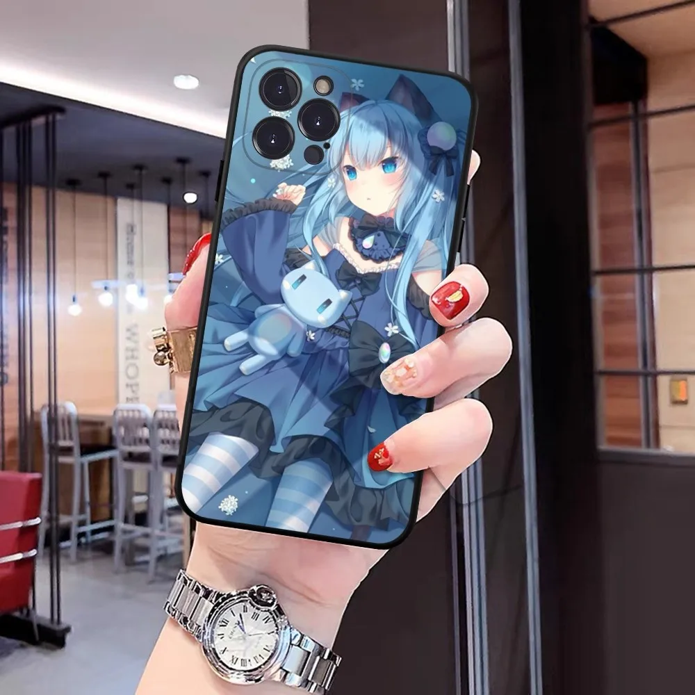 Manga Cute Girl Nekoha Shizuku Phone Case Silicone Soft For iphone 15 14 13 12 11 Pro Mini XS MAX 8 7 6 Plus X 2020 XR Shell