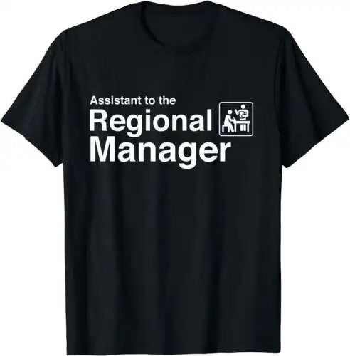 Funny Assistant to the Regional Manager Office T-Shirt Black