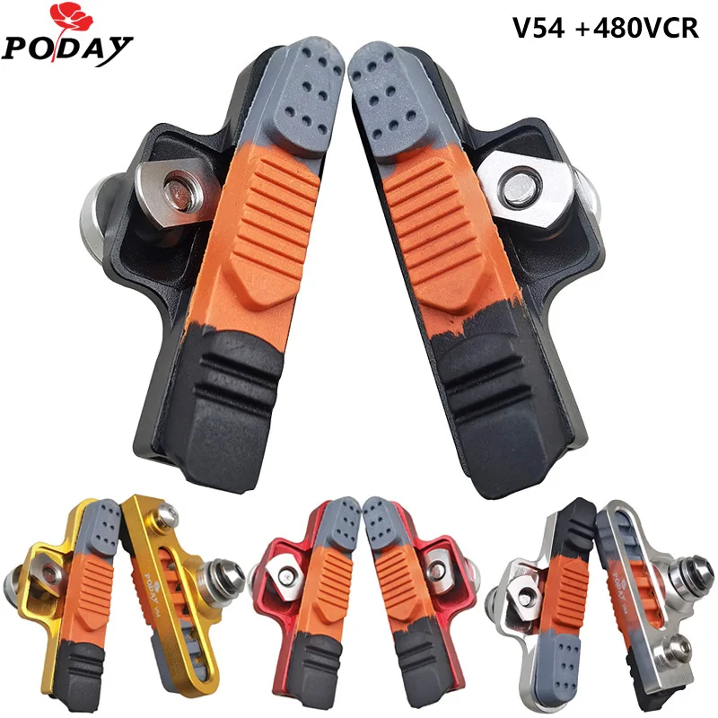 1Pair Road Bike C Brake Caliper Adaptor for Aluminum Rim Bicycle Brake Extension Convert Seat Extend Brake Shoes