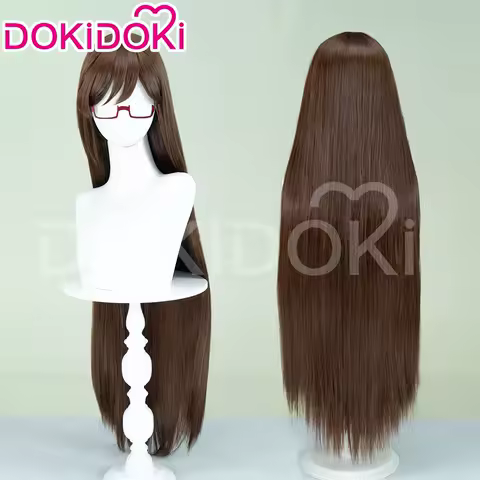 Harunoo Kirakoo Wig Anime Cosplay Wig DokiDoki Women 80cm Long Brown Straight Hair Harunoo Cosplay Free Wig Cap Halloween