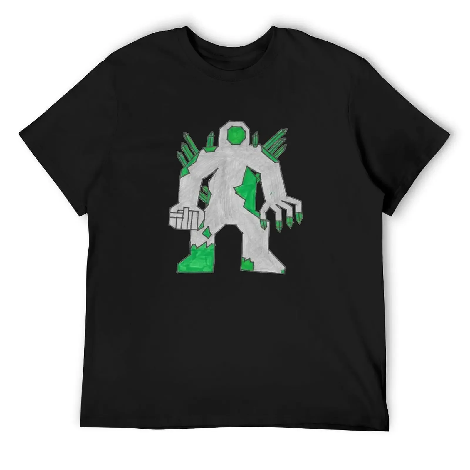 Emerald Gem Golem by Hudson T-Shirt plus size tops heavyweights shirts graphic tee big and tall t shirts for men