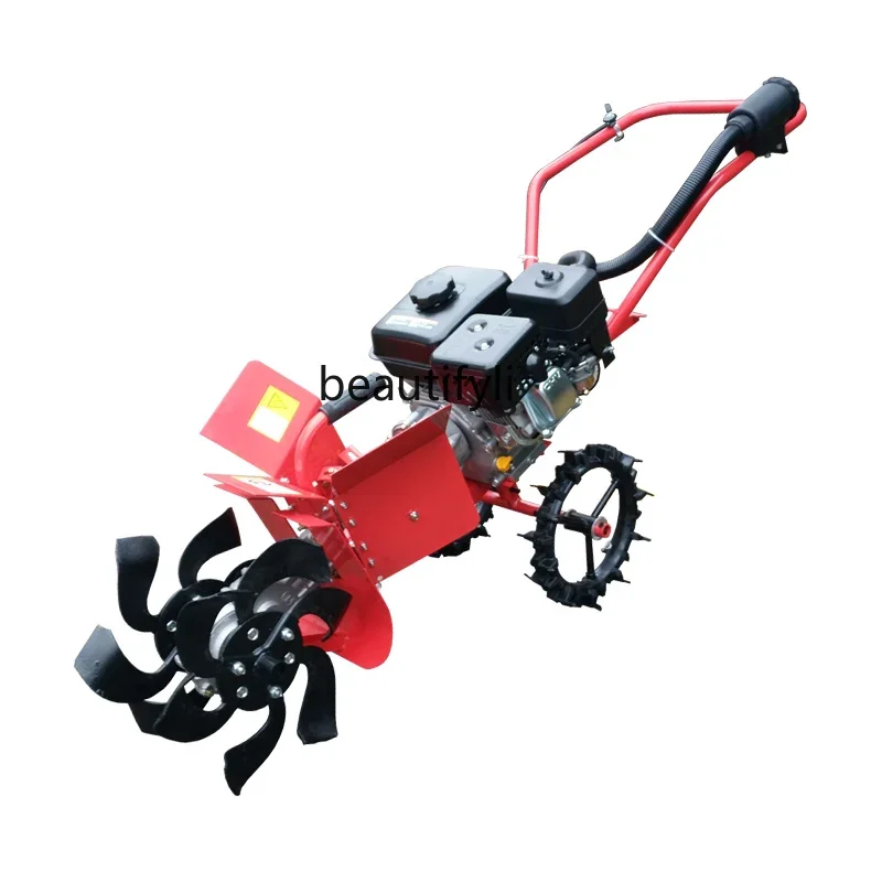 

Multifunctional agricultural micro-tillage tillage soil loosening trencher four-wheel drive orchard fertilization engine