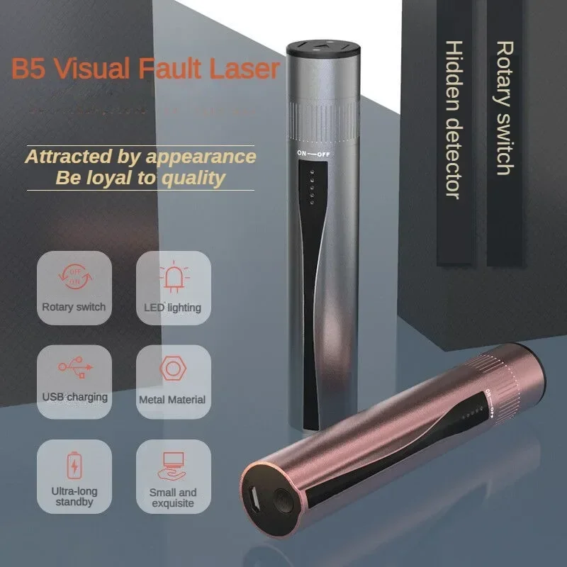 GUANGYAN B5-50 الألياف البصرية الليزر عالية الطاقة VFL 50 ميجا واط كابل الألياف الضوئية تستر القلم 50 كجم FTTX المحمولة محدد الأعطال البصرية #5