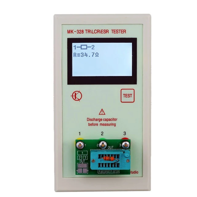 MK-328 TR For LCR ESR Tester Transistor Inductance Capacitance Resistance Tester