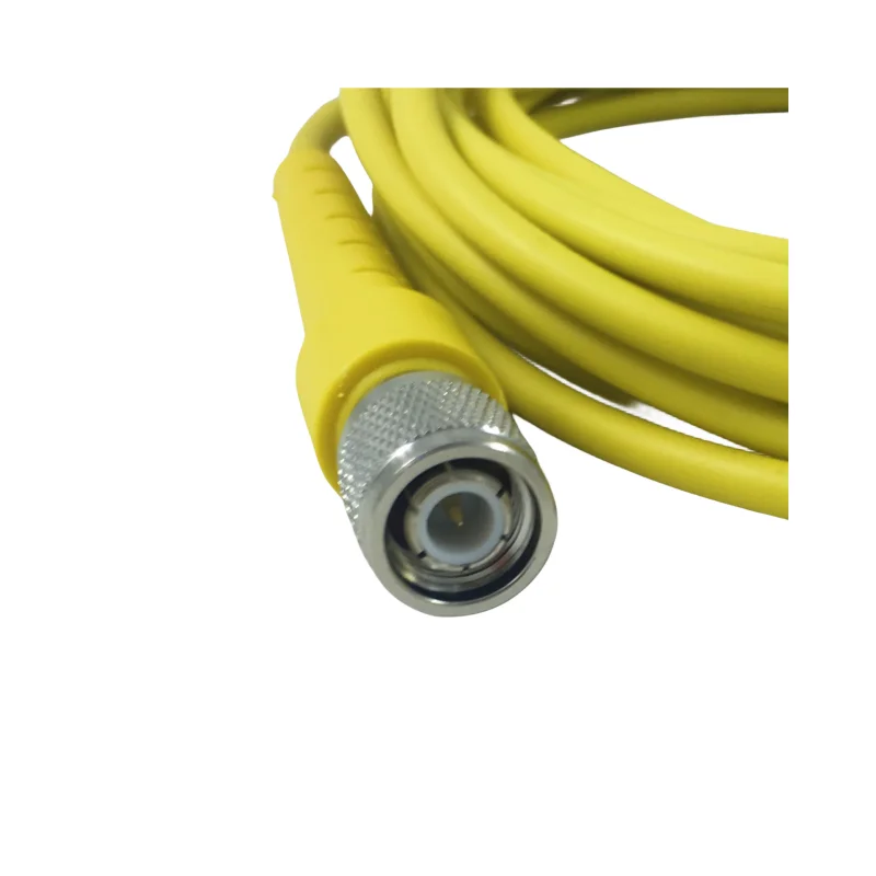 Imagem -03 - Cabo Amarelo Tnc-tnc Port Antena Gps Cotovelo 5m para Trimble Sps r8 r7 5800 5700 58957 Alta Qualidade