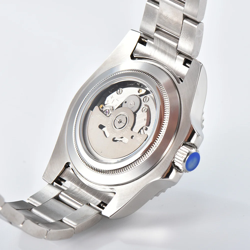 Orologi da uomo di lusso Orologi GMT Movimento automatico Orologi meccanici Orologi impermeabili in vetro zaffiro Orologi con movimento NH34