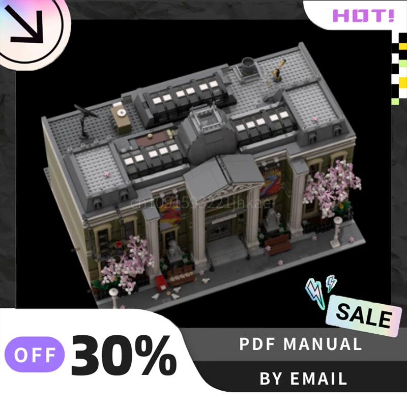 [6863PCS] Aangepaste MOC Dubbele Natuurlijke Geschiedenis Museum Creatieve Bouwstenen Set STEM Educatief Speelgoed Bouwmodel Kit