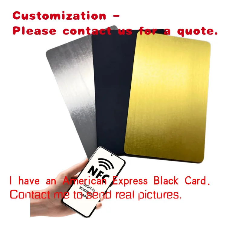 

custom.13.56MHzPremium Brushed Silver Metal NFC Cards Blank Digital Business Cards Hotel Keys Sublimation Blanks Embedded