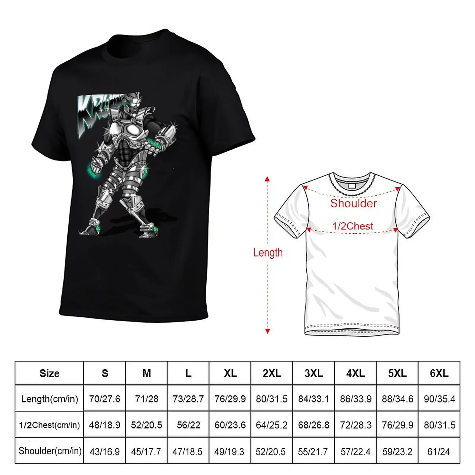 Krome Shadow T-Shirt graphic t shirt vintage graphic t shirts quick drying plain black t shirts men