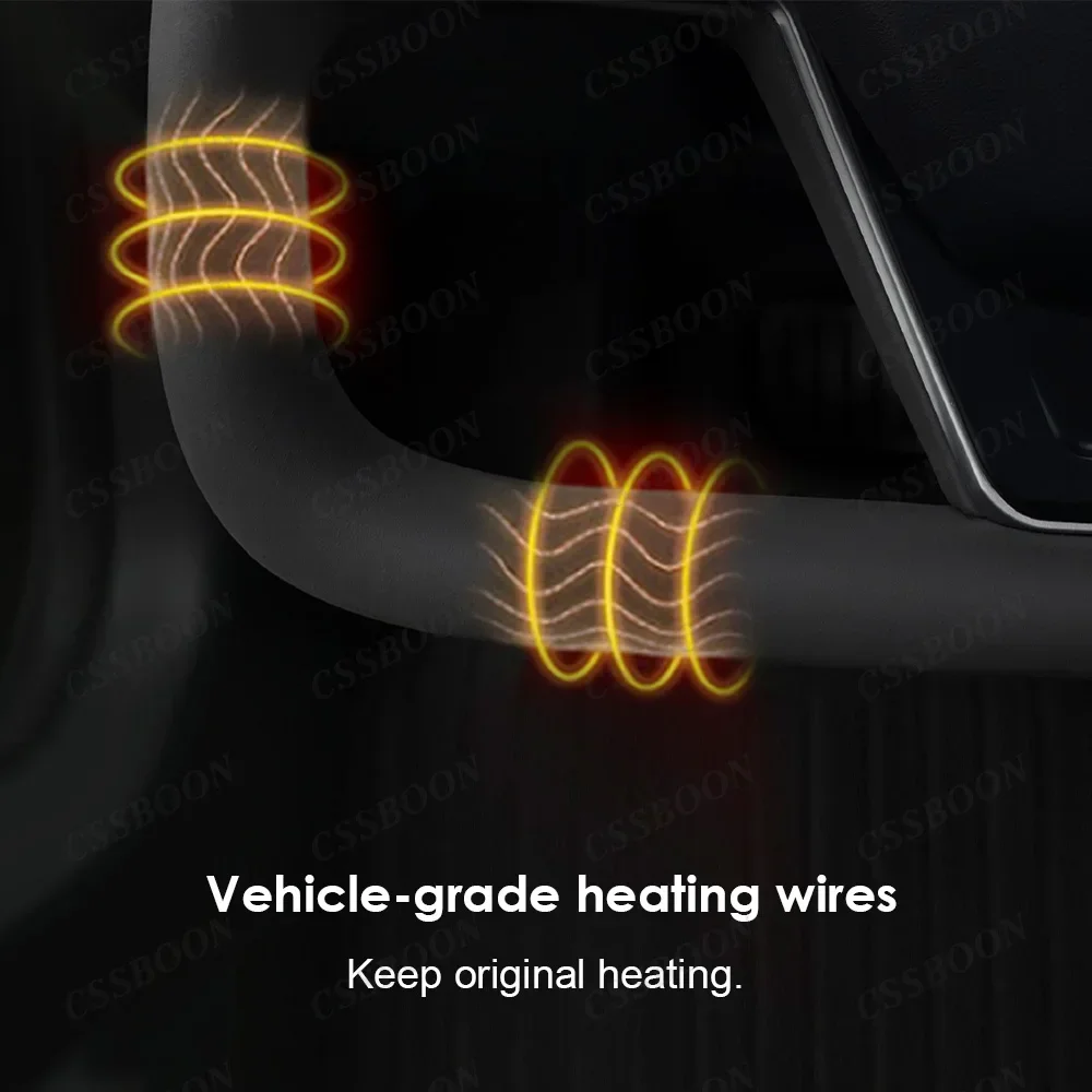 Yoke Handle For Tesla Model 3 Highland 2024 2025 Heating Racing Sport Steering Wheel Nappa Carbon Fiber Alcantara Car Modified - view 4