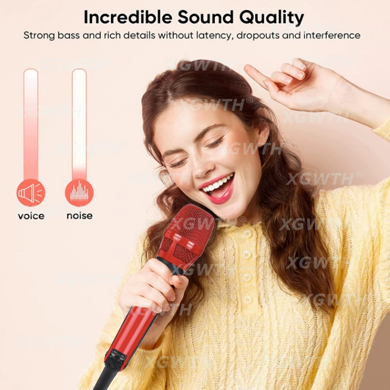 UHF Wireless Microphone System Handheld Dynamic Karaoke Mic KK205 SKM9000 Rechargeable Receiver Audio Studio Speaker Amplifier