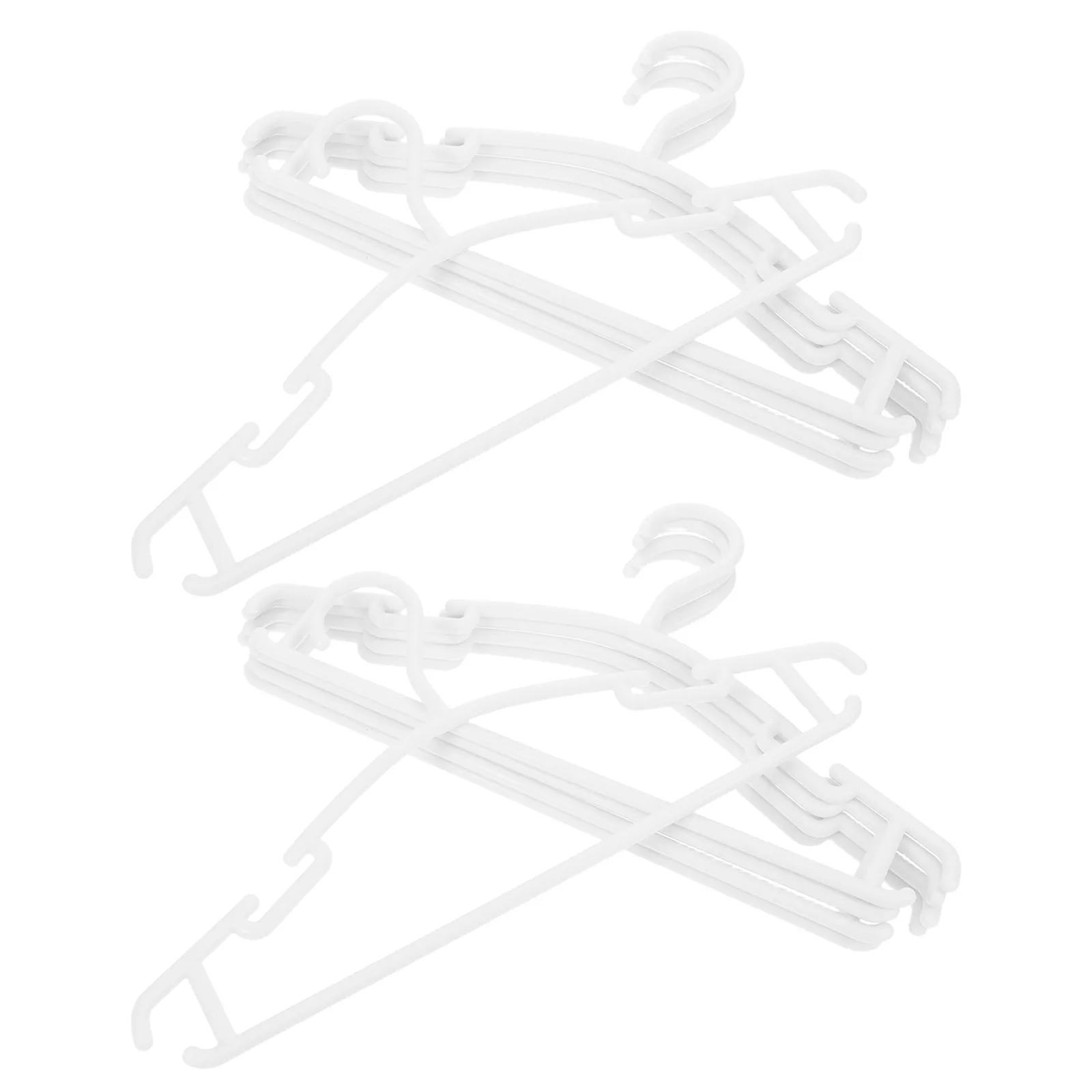 

40 Pcs Clothes Hangers 's Plastic Dog Size Newborn White Infant for Nursery ’s Toddler