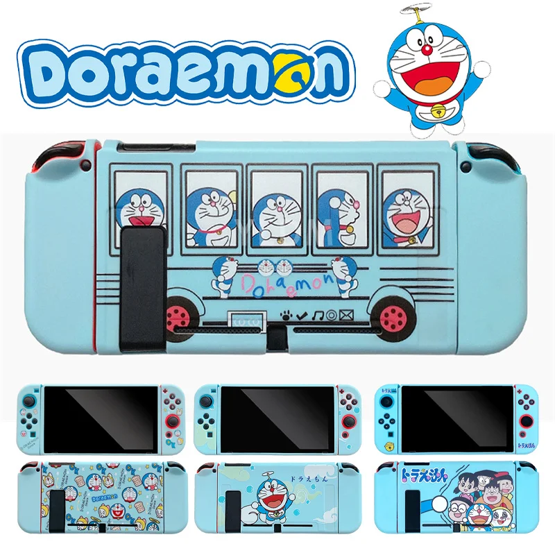 Doraemon Cartoon TPU Soft Protective Case Shell for Nintendo Switch Blue Game Console Cover Shell for Nintendo Switch Case Hot