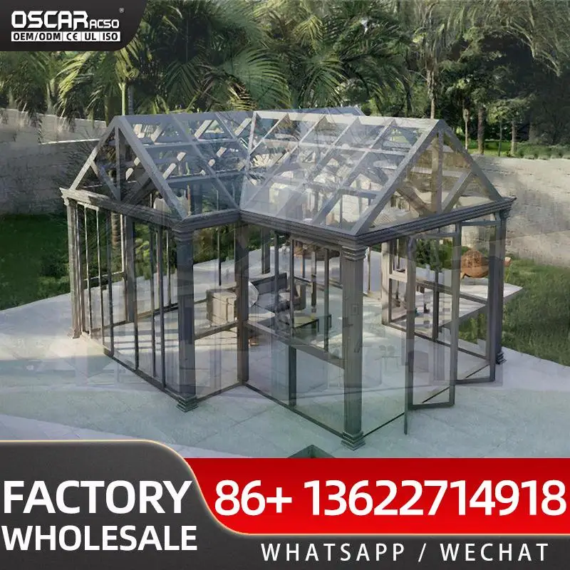 Small MOQ CE Aluminum Sunroom Kits Supplier From China High Quality Low Cost sunroom