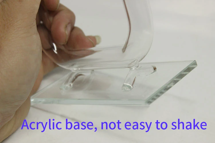 Yuewo домашняя/лабораторная Лаванда, растение из чистой Роза в росе, водопроводная трубка для эфирного масла, акриловая основа, разделитель росы, стеклянная посуда