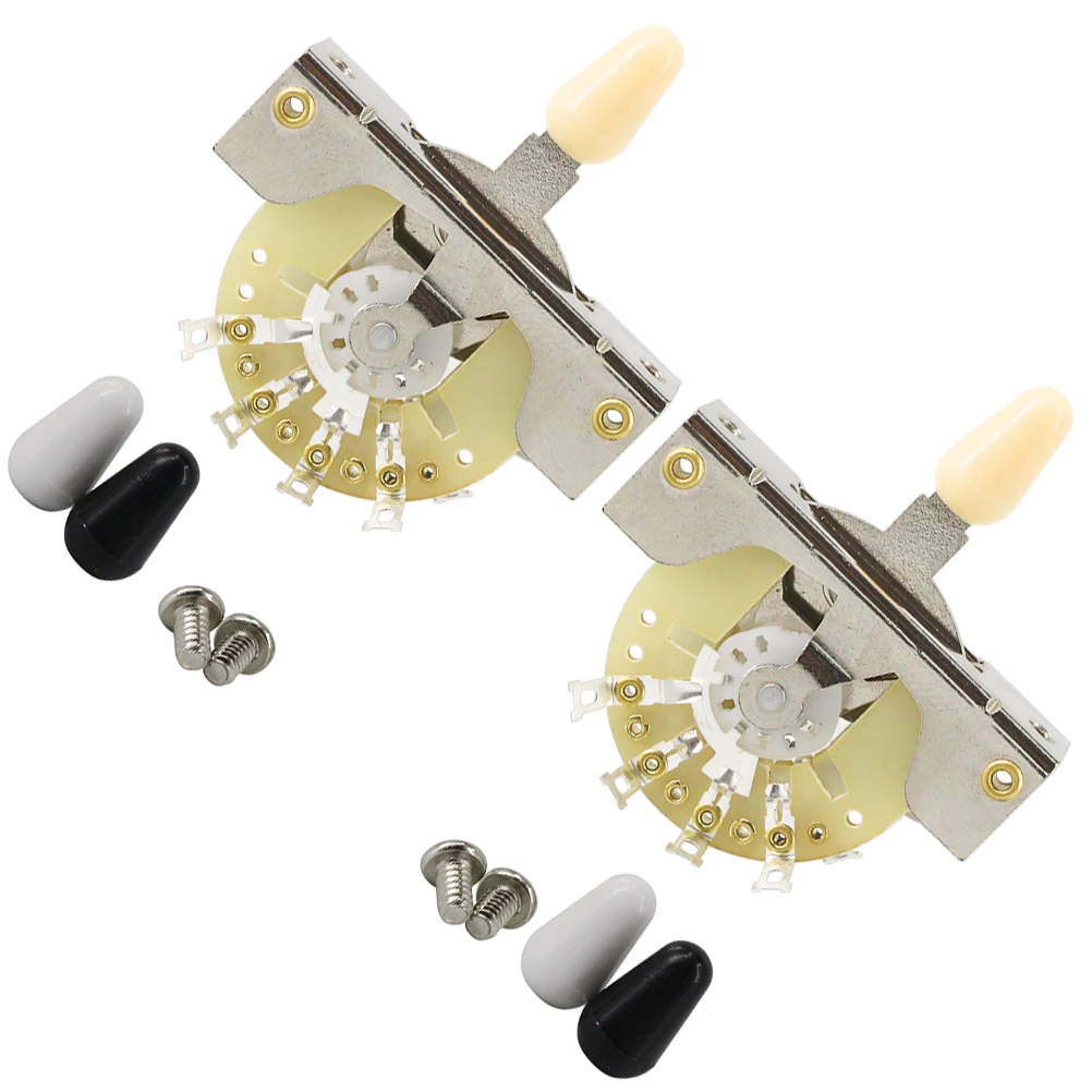 

Guitar Switch Cap Toggle Metal Pickup Selector Electric Parts Plastic Control Knobs
