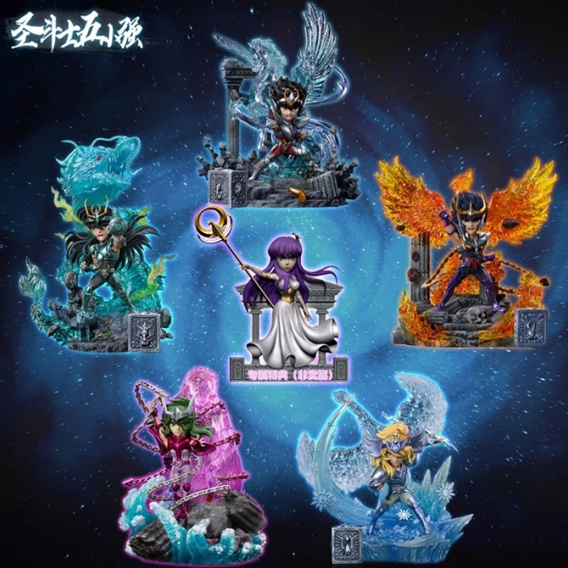 New In Stock G5 Saint Seiya Five Little Strong Series 6 Limited Edition Gk Resin Handmade Model Gift