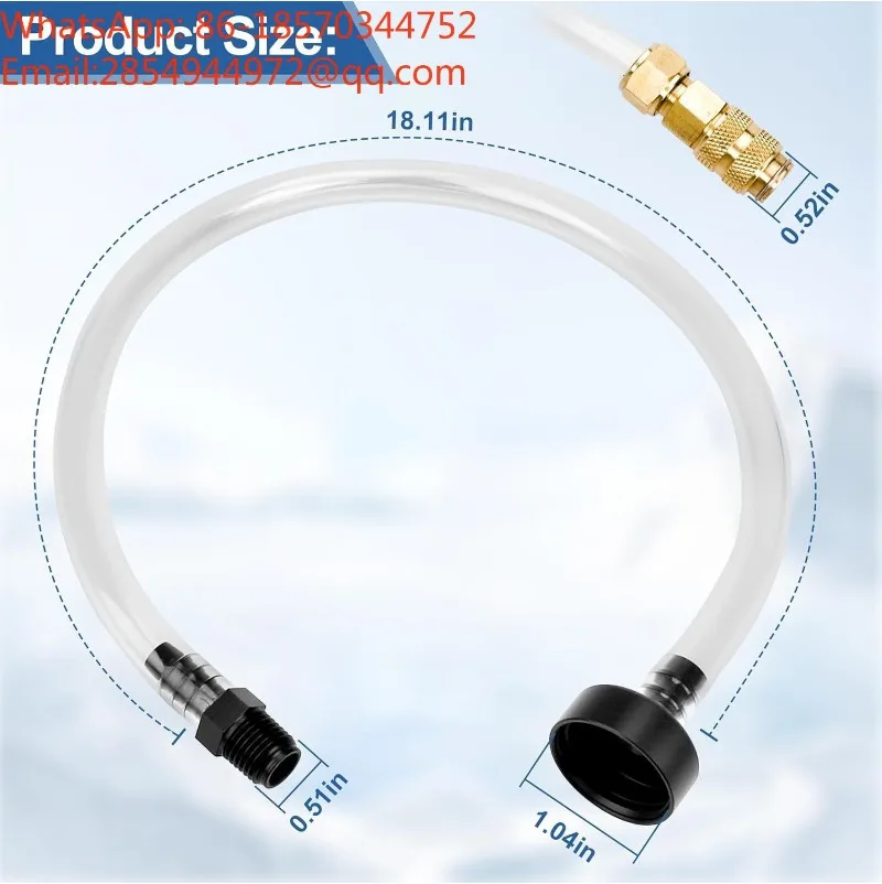 Hydraulic Steering System 2-piece Set Marine Emptying Kit Ship Emptying and Filling Kit