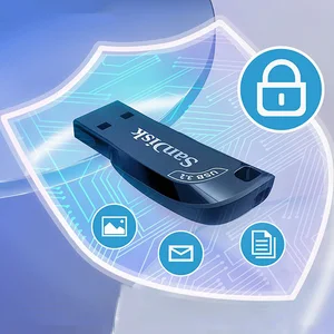 SanDisk Ultra Shift Flash Drive USB 3.0 256 GB 128 GB 64 GB 32 GB Kecepatan Baca hingga 100 MB/dtk Flash Drive USB Stik Memori Pen Drive 8 flash drive usb 3 penjualan terbaik - №
